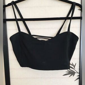 Caged back bralette/crop top